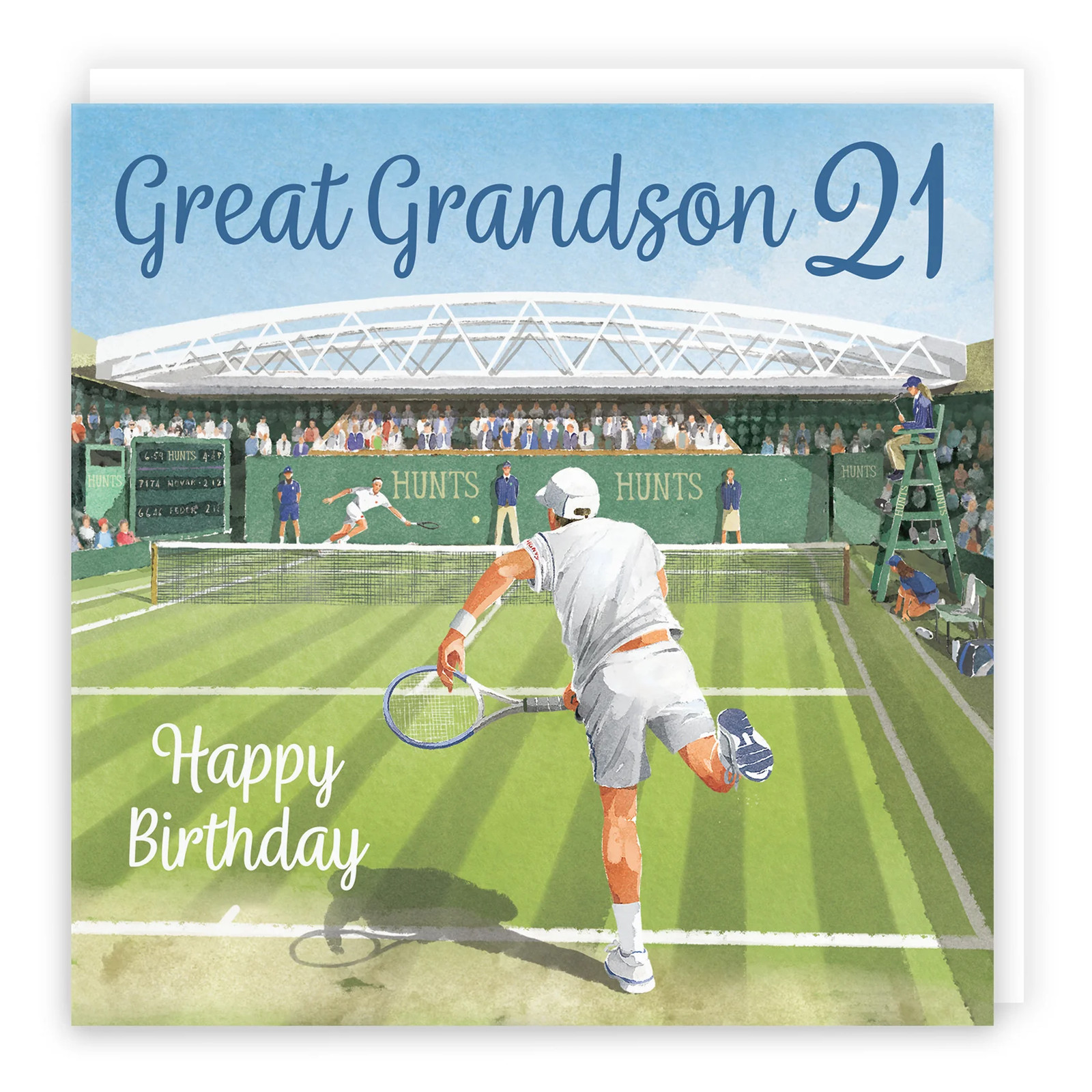 21st Great Grandson Tennis Birthday Card Milo's Gallery
