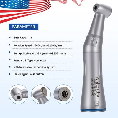 Dental Niedriggeschw. Contra Angle Inner Spray Water Push Button Handst. WY-Wy
