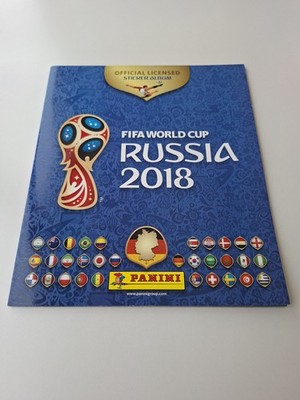 Panini WM 2018 leeres Album Leeralbum empty Sticker Album FIFA World Cup