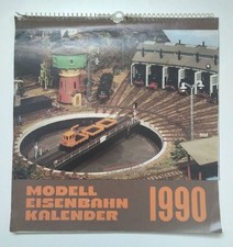 Modelleisenbahn Kalender 1990 Heimanlage in H0 Müglitztalbahn