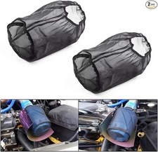Air Filter Wrap 2 Pcs Universal Auto Cold Air Filter Protective Dustproof Large