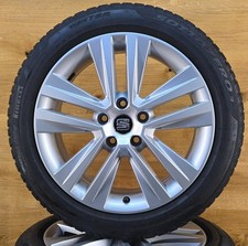 4x Original Seat Leon Modell 5F 17 Zoll Winterräder 5F0601025M Alufelgen