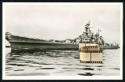 Foto 14x9cm - USS Wisconsin BB-64 Schlachtschiff Iowa-Klasse USA Dienst ab 1944