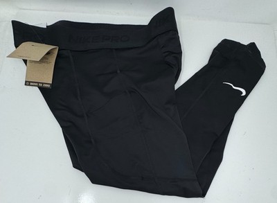 NWT Nike Men's Pro Dri-FIT 3/4-Length Fitness Tights FB7950-010 SIZE L