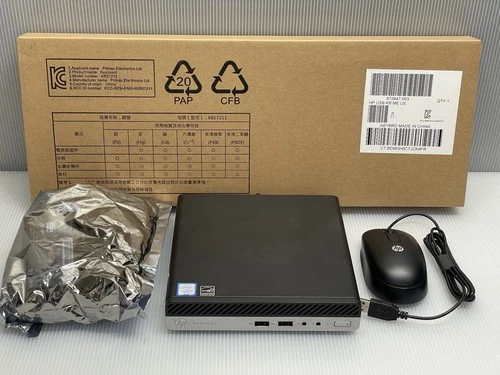 HP ProDesk 400 G3 DM Intel Core i5 7500T 8GB Ram 1TB HD + KB, Mouse, PSU