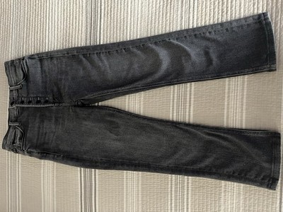 Mother Jeans The Pixie Dazzler Clean Hem  in Digging Up Dirt Gray Button Fly 26