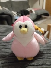 Ty Original Beanies Glacier The Penguin,, Small Plush Soft Toy, With Tags