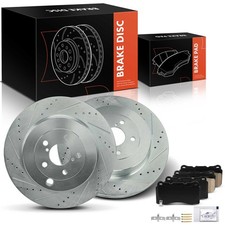 Rear Drilled Brake Rotors for Toyota 86 2019-2020 Subaru BRZ 2017 2018 2019 2020