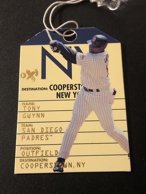 1998 SKYBOX E-X E-X2001 DESTINATION COOPERSTOWN #9 TONY GWYNN 1:720 SSP EXMT