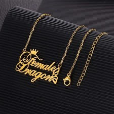 Multi Custom Name Necklace Personalized Customized Gold Silver Jewelry Gift