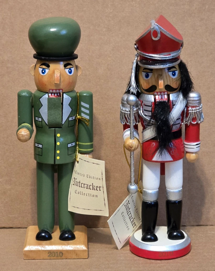 (Lot of 2) Limited Edition 2010 Nutcrackers - Target Nutcracker Collection