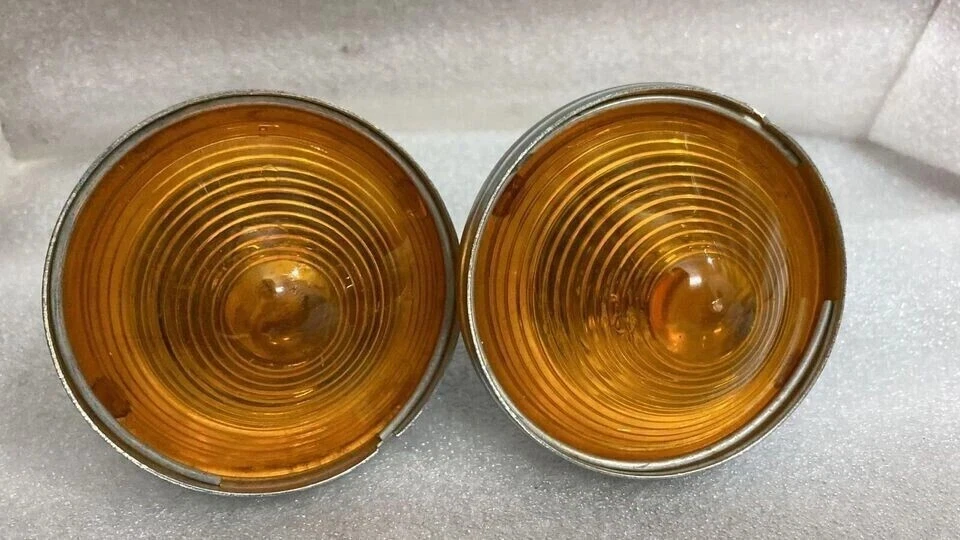 Willys Jeep CJ-3B CJ3 CJ5 CJ6 Turn Signal Amber Light Indicator | Fit For - Image 2 of 4