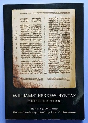 Williams' Hebrew Syntax, Third Edition