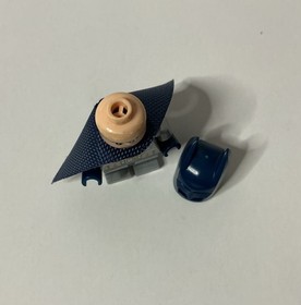 Lego Dark Blue Batman: The Video Game 2007 (7786) ~ Replaced Cape ~ Damaged Head