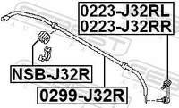 Febest Wellendichtring, Differential 95GAY-49670909C FüR Mazda