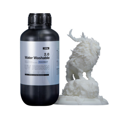 Creality Piocreat Water-washable Resin for Resin 3D Printer 2.0 1KG White