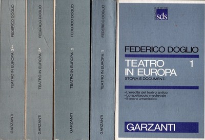 Federico Doglio. Theater in Europa ( 4 Bde.)