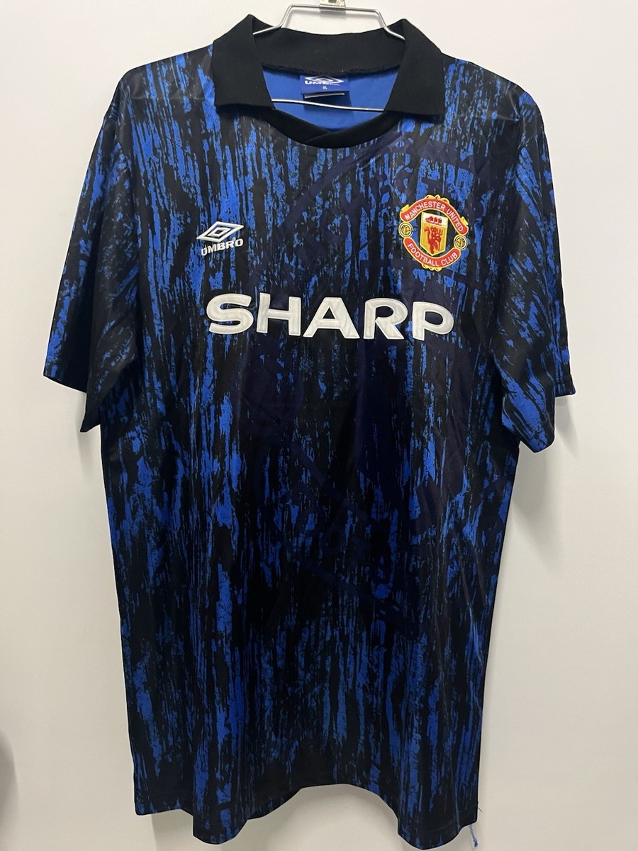 Manchester United Jersey Shirt Collared Men's XL Umbro