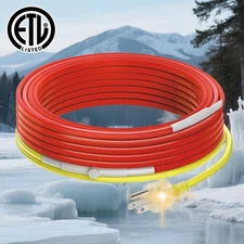 Indoor/Outdoor Pipe Freeze Protection Heat Cable – Flexible Heating Wire