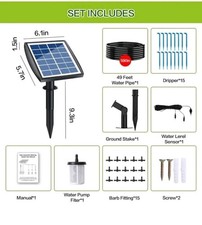Solar Powered Automatic Complete Drip Irrigat...