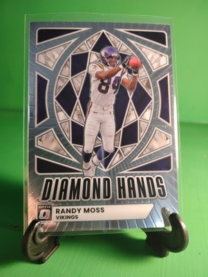 K4 2025 Panini Donruss Optic Randy Moss Diamond Hands Minnesota