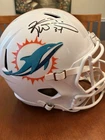 Ricky Williams Signed Miami Dolphins Football Helmet White Original NFL