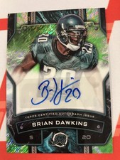 2024 Topps Resurgence #RS-BD Brian Dawkins Resurgence Auto Lime Green Static /15