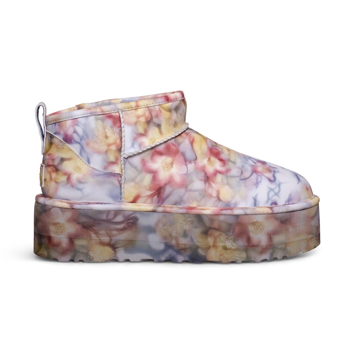 UGG X COLLINA STRADA ULTRA MINI PLATFORM LIGHT BLUE FLORAL ALL