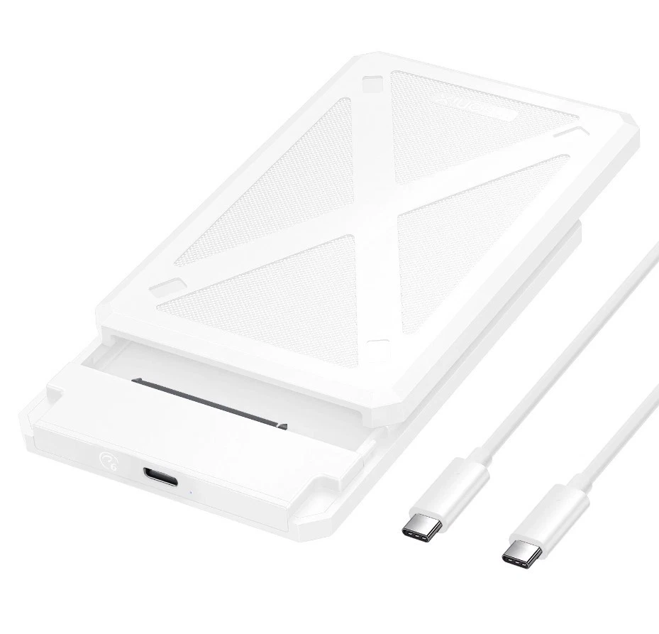 iDsonix Festplattengehäuse USB 3.0 Externes Gehäuse Festplatte 2.5 Zoll SATA SSD