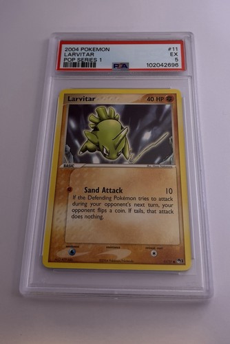 Larvitar graded PSA 5 for sale on eBay