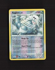Aggron 1/123 Mysterious Treasures Reverse Holo Pokemon Card MP