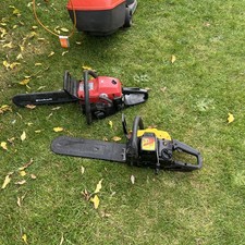Job Lot  One Fly Mo Lawnmower And Two Cords Less Tree Cutter