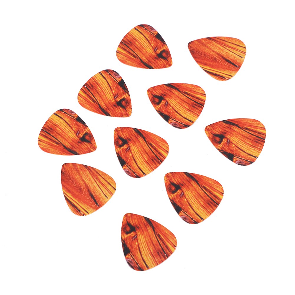 10pcs Plastic Guitar Plectrum Set Bass Ukelele Pick Musical Instrument Acces