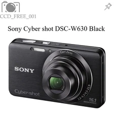 Sony Cyber shot DSC-W630 Digital Camera 16.1MP 5x Optical Zoom Black Auto Focus