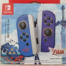 Nintendo Switch Joy-Con L/R Zelda Skyward Sword HD Edition Blue Purple