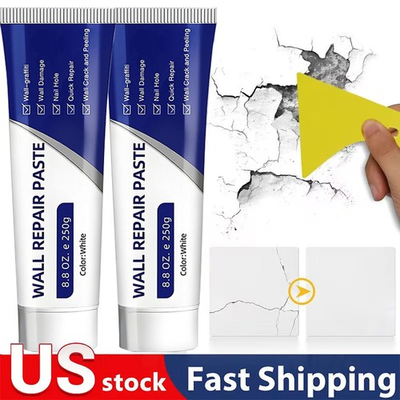 #ad #ad 2X Wall Repair Kit Paste Mending Agent Multi functional Quick Dry Self adhesive $27.97