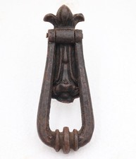 Antique A. Kenrick & Sons Cast Iron Black Door Knocker