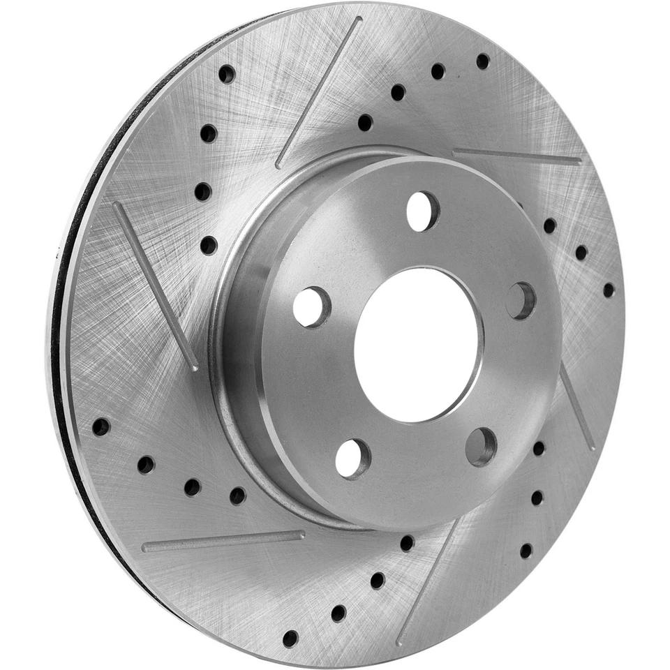 Front Brake Disc Rotors and Pads Kit for Chevy Olds Cutlass Chevrolet Cavalier - Image 4 of 4