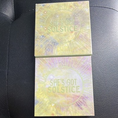 ColourPop SHE'S GOT SOLSTICE Eyeshadow Palette Gold Brown Pink Shimmer Matte