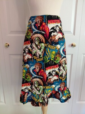 Universal Monsters Skirt Wiggle Cotton Paper Dolls Productions XL