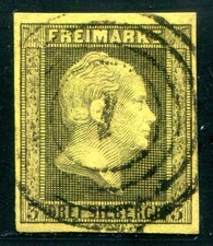 PREUSSEN 1850 4 gestempelt sch&ouml;ner BEDARF VOLLRANDIG (08423