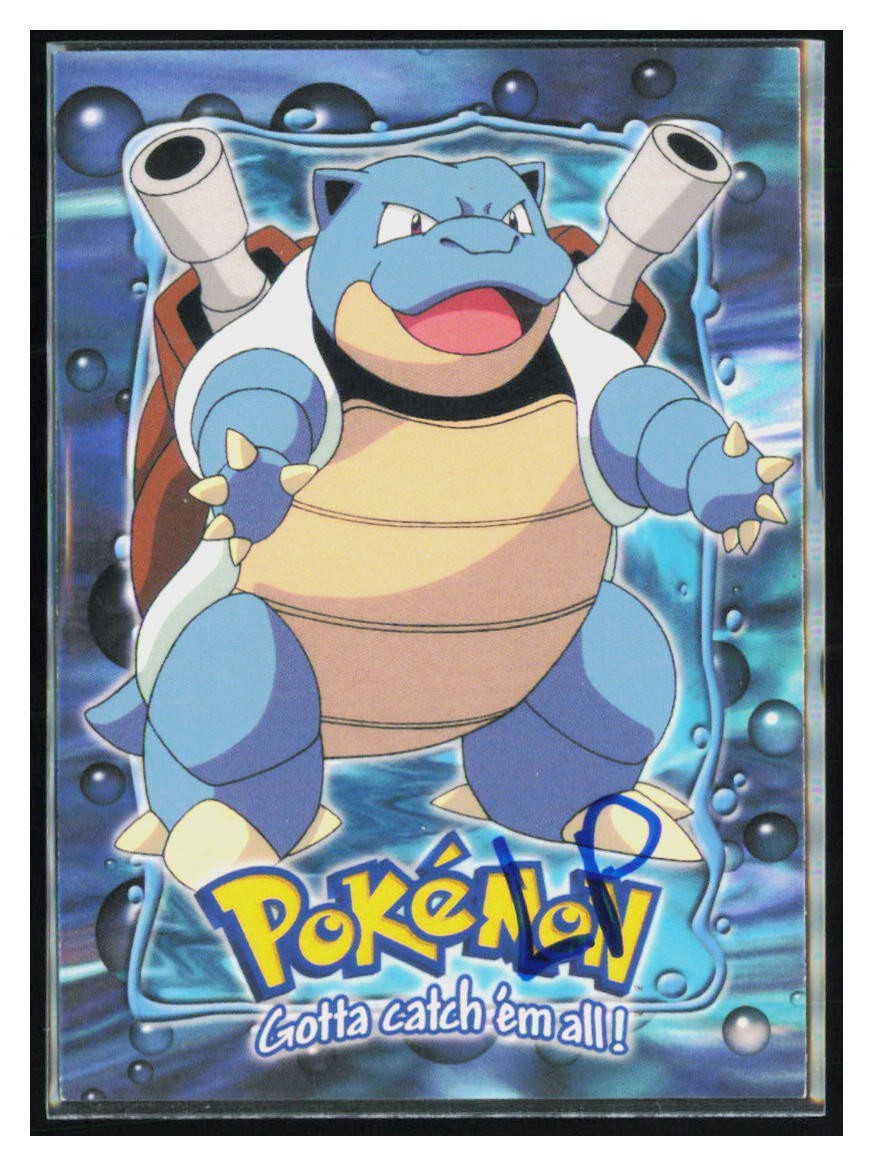 Pokemon Blastoise Topps The First Movie Trading Cards E9 of 12 2nd Print LP