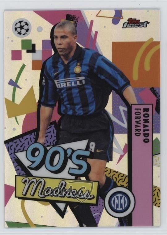 2025-26 Topps Finest UEFA Club Competitions 90's Madness Ronaldo #MAD-9