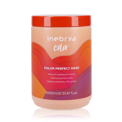 Inebrya Color Perfect 1000 ml Maske für coloriertes Haar, verlängert die Wirkung