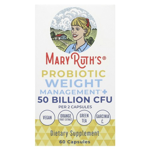 Probiotic Weight+ Management, 50 Billion CFU, 60 Capsules