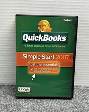QuickBooks Simple Start 2007 Essentials Edition Financial Windows Vista 2000 XP