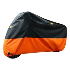 Motorcycle Cover Waterproof 190T Outdoor UV Dust Rain Protection Universal Fit