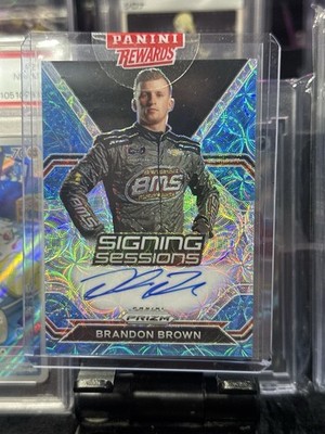Brandon Brown 2021 Panini Prizm Singing Sessions BLUE SCOPE AUTO 31/50 Rewards