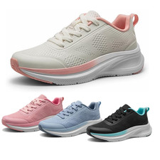 Women Comfortable Slip On Walking Shoes Breathable Tennis Running Sneakers