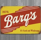 Drink Barq's Root Beer It's Good 8 x 12 Vintage Novelty Metal Sign Made In USA